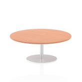 Dynamic Italia 1200mm Poseur Round Table Beech Top 475mm High Leg ITL0154 DD